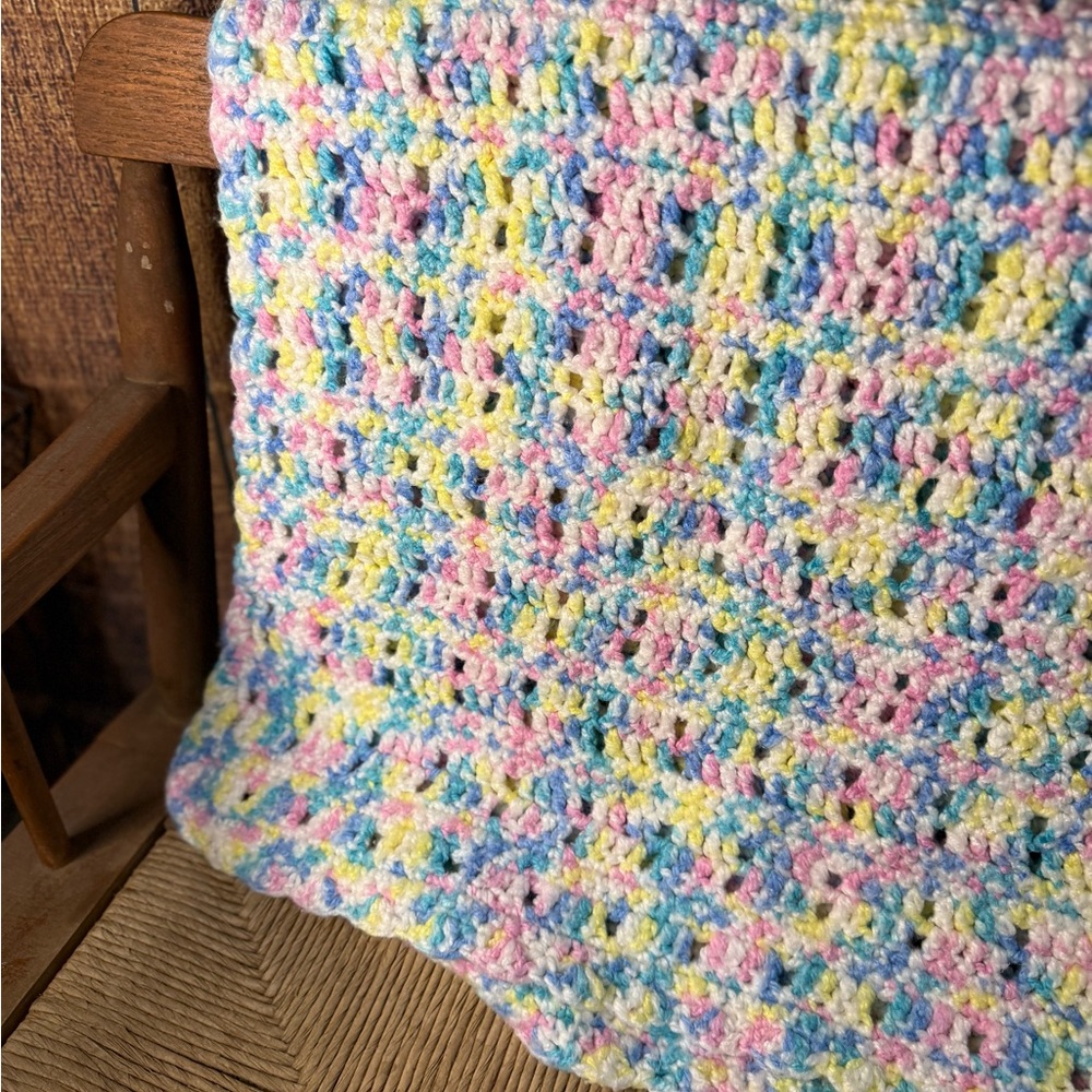 Colorful Crochet Blanket